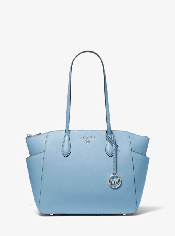 Damske Prenosná Taška Michael Kors Marilyn Medium Saffiano Leather Námornícka Modrá - Kabelky Michael Kors Akcia | RGEKP-2594
